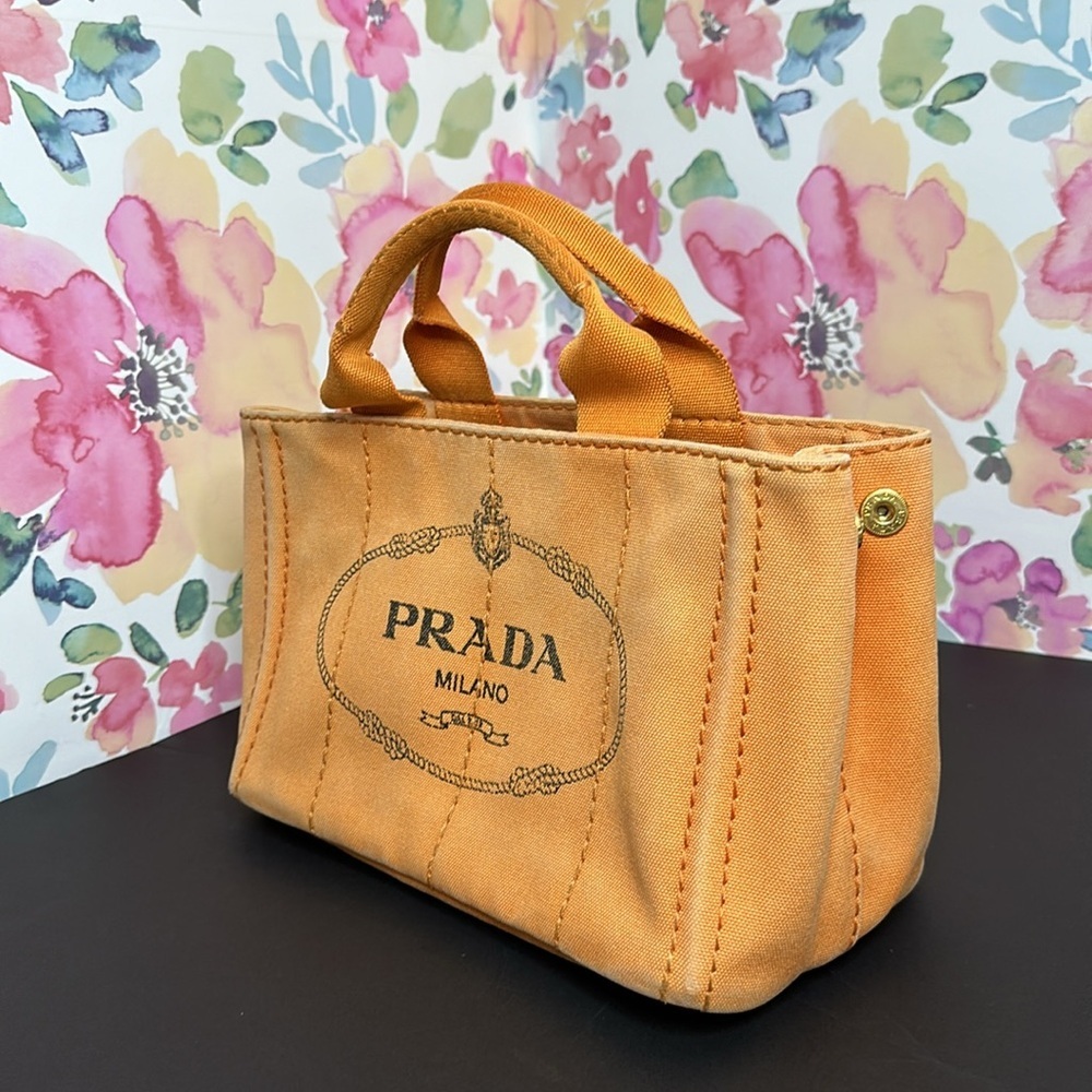 💯Authentic Prada Canapa Tote PM Sized🍀 - Picture 17 of 17